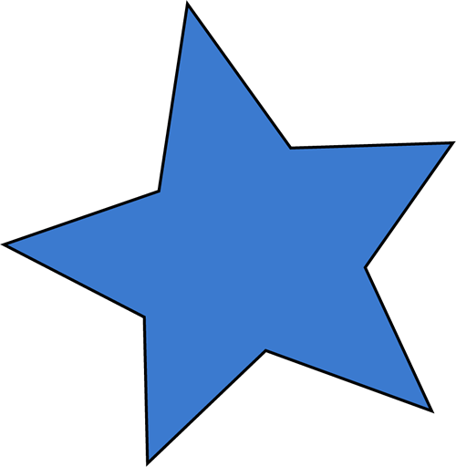 Blue stars clipart free