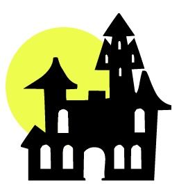 Spooky house clipart