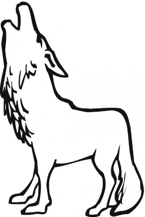 Drawing Of Wolves Easy Clipart - Free to use Clip Art Resource