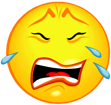 Moving Crying Face Emoticon | Free Download Clip Art | Free Clip ...