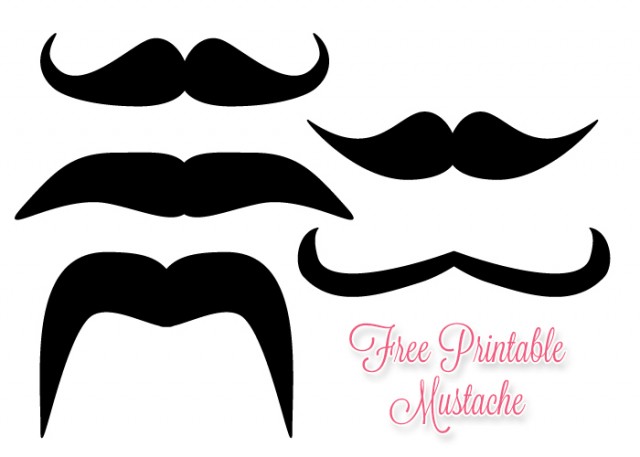 Mustache Outline | Free Download Clip Art | Free Clip Art | on ...