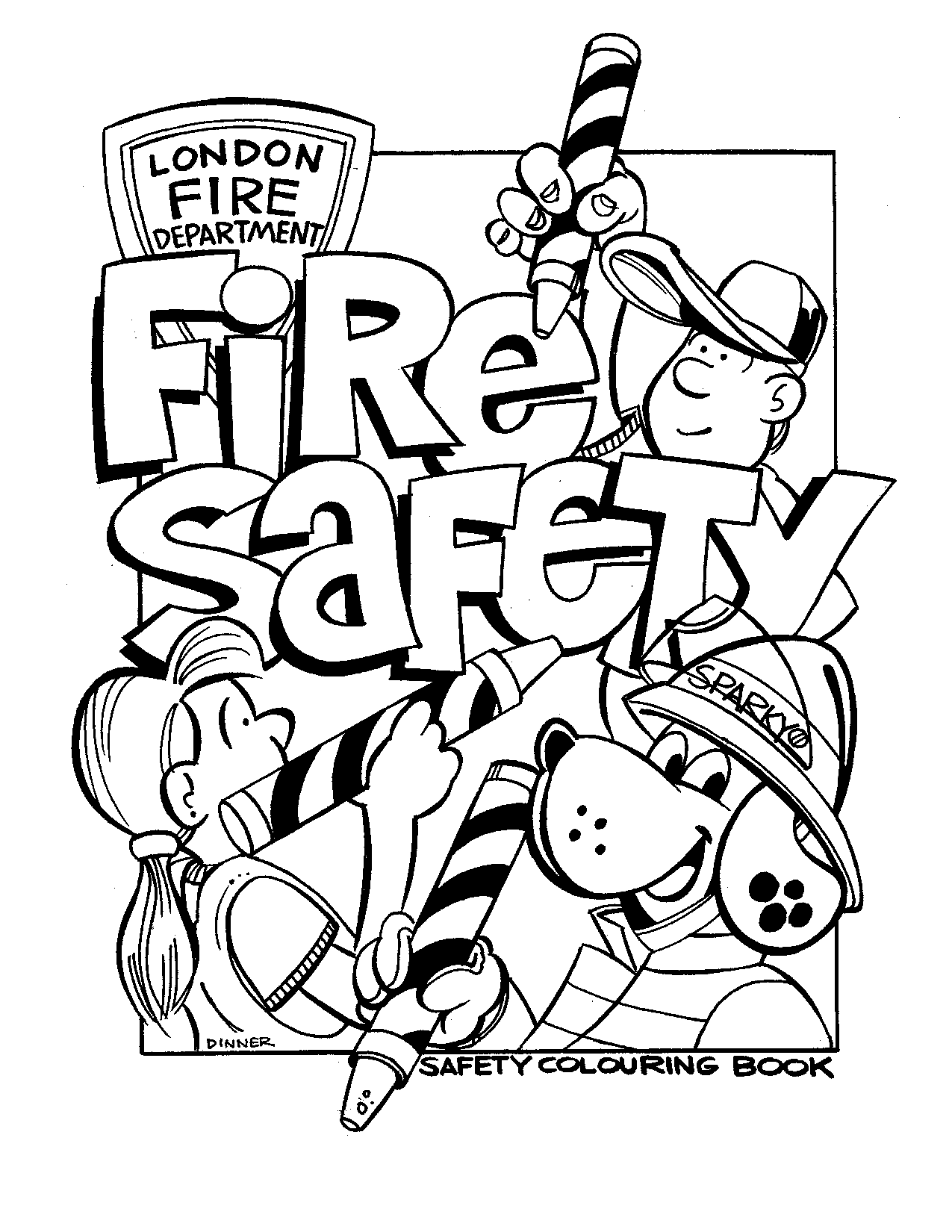 Safety Signs Coloring Pages - Bestofcoloring.com