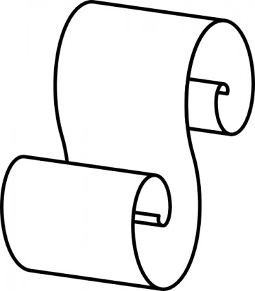Scroll Outline clip art Vector clip art - Free vector for free ...
