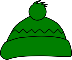 Green Winter Hat clip art - vector clip art online, royalty free ...