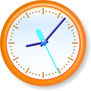 Analog Clock clip art - vector clip art online, royalty free ...