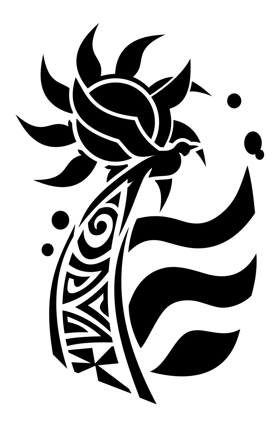 Tribal Seaside | FREE Coreldraw Artwork