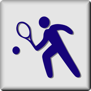 Hotel Icon Tennis clip art - vector clip art online, royalty free ...