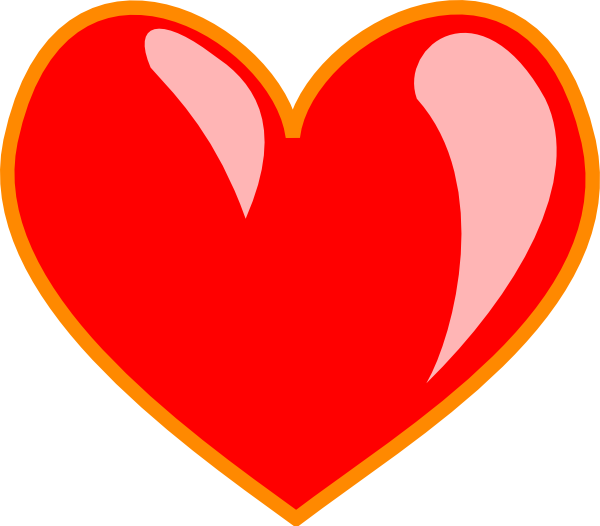 Heart 2 clip art - vector clip art online, royalty free & public ...