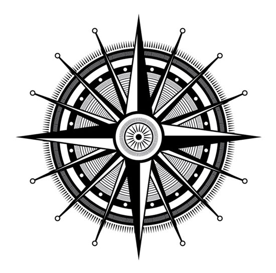 Compass Rose Coloring Sheet - ClipArt Best