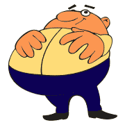 fat people cartoons