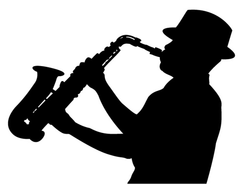 Silhouette Saxophone - ClipArt Best