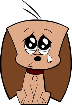 Sad puppy face clip art