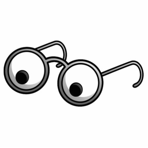 Cartoon Glasses Clipart - Free to use Clip Art Resource