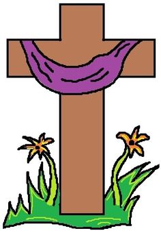 Easter cross clip art