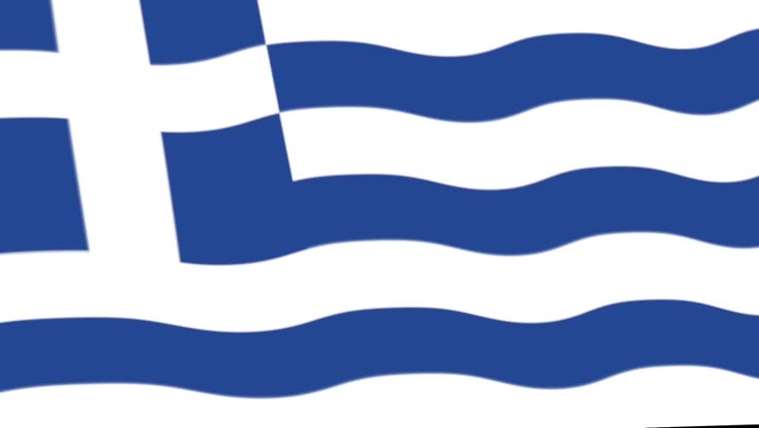 Greece Flag Waving, Grunge Look Stock Footage Video 2323121 ...