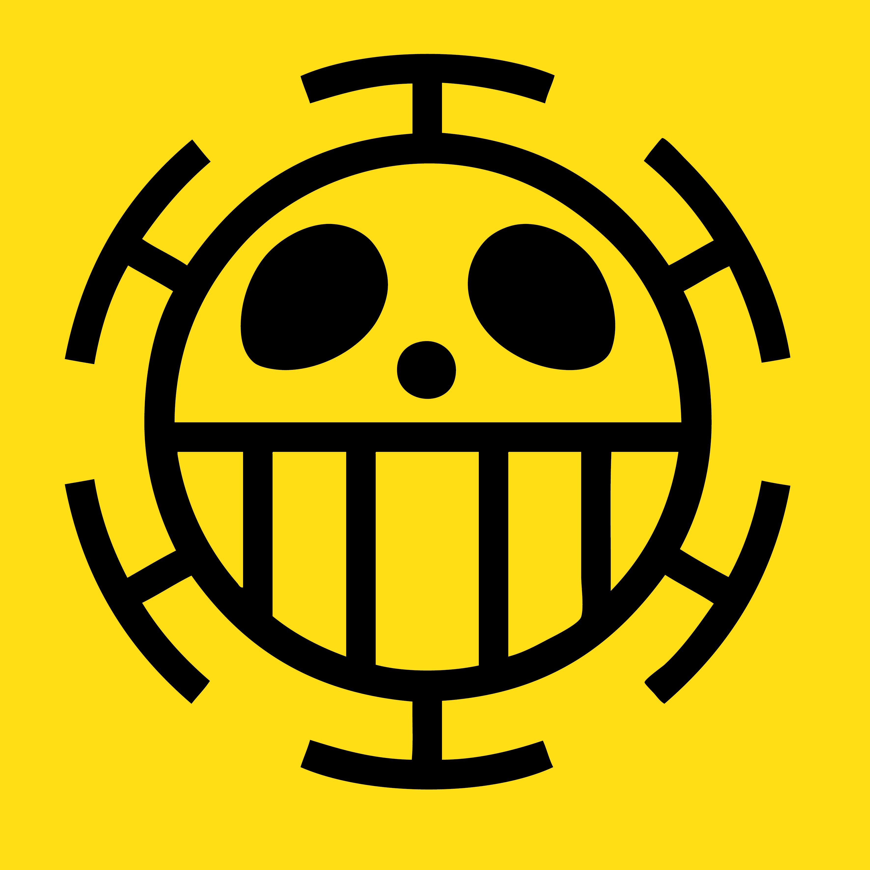 DeviantArt: More Like One Piece Trafalgar Law Flag Emblem by elsid37