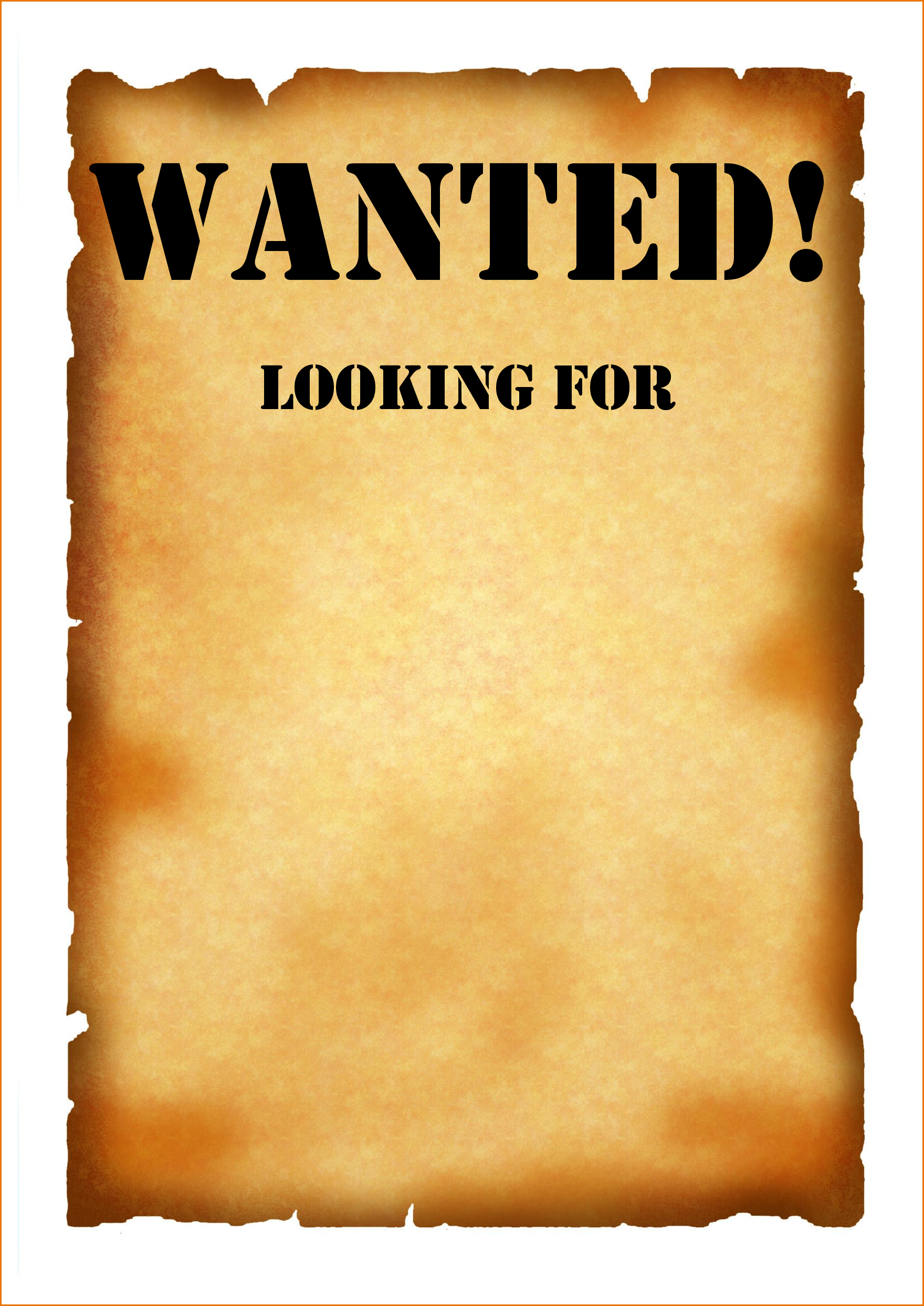 Clip Art Wanted Poster - ClipArt Best