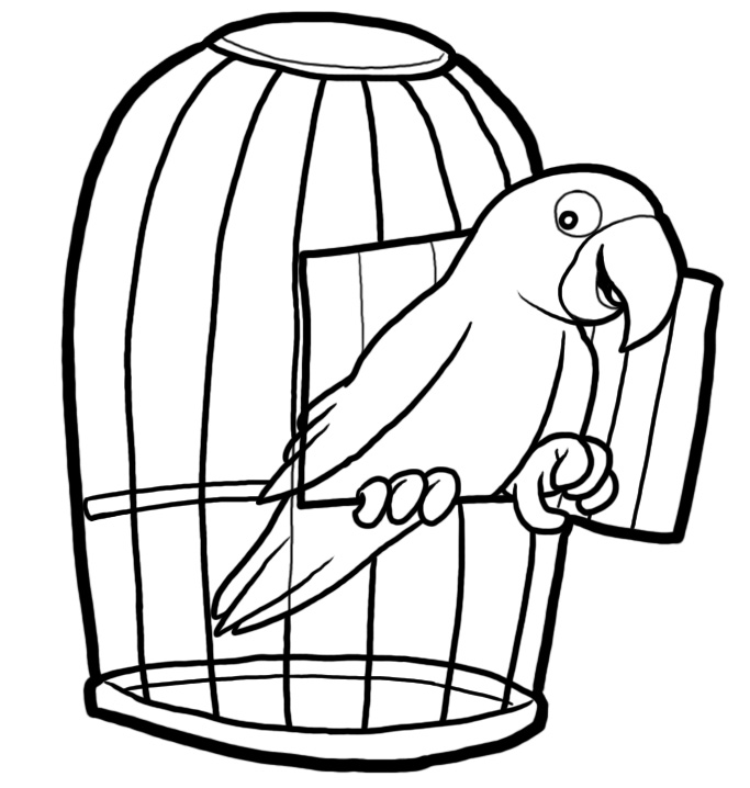 Bird Cage Clipart