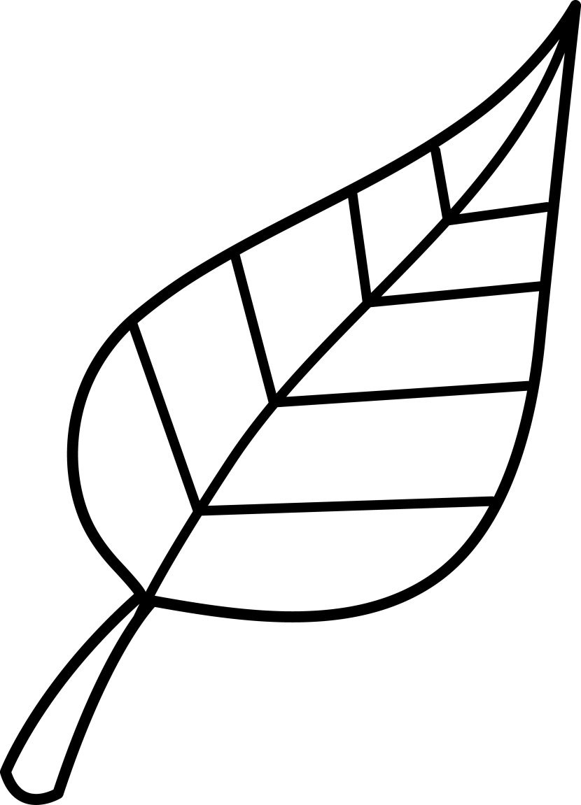 Clip art of leaf
