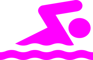 Swimming freestyle clip art
