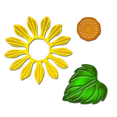 Sunflower Stencil - ClipArt Best