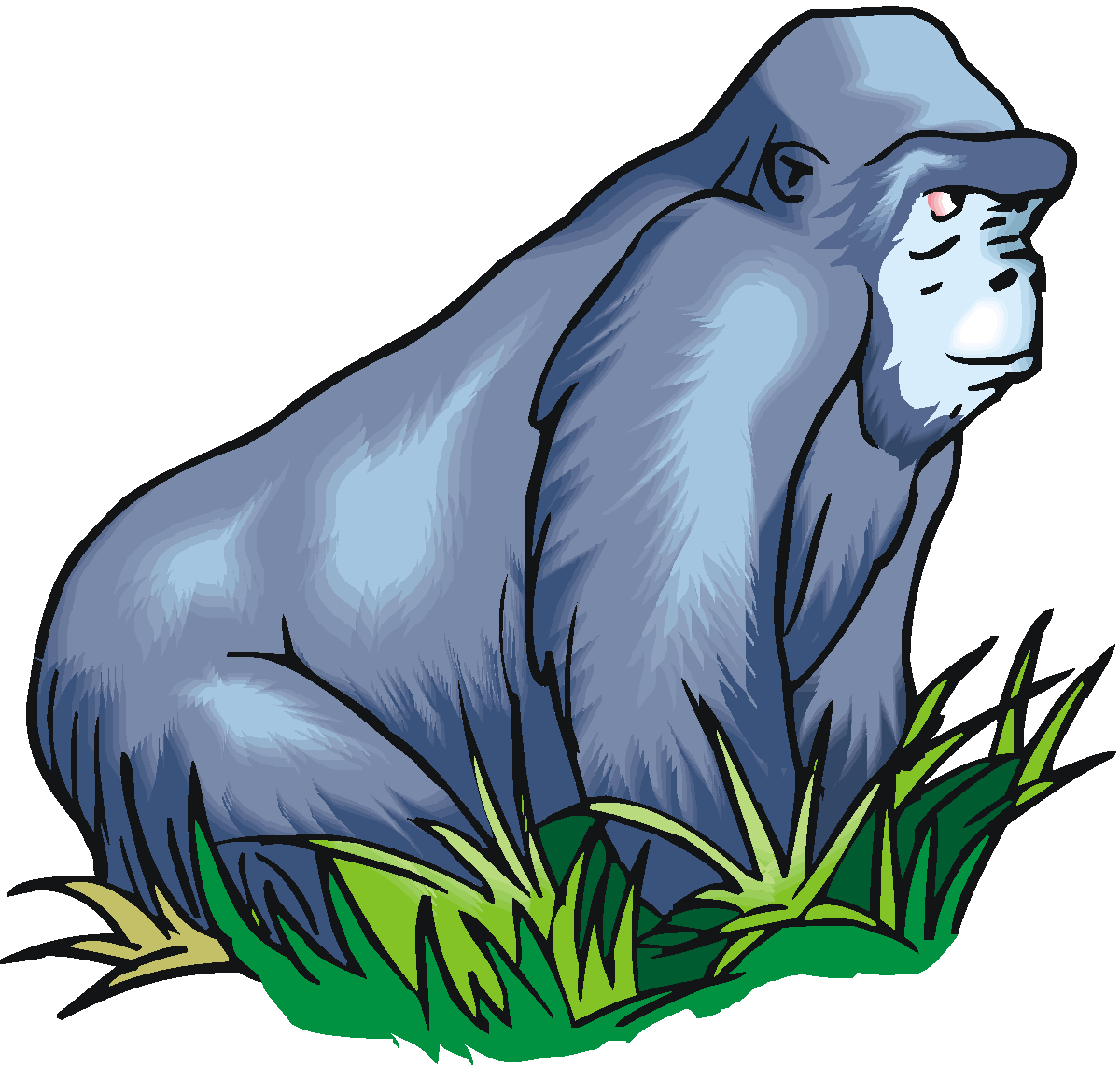 old cartoon gorilla