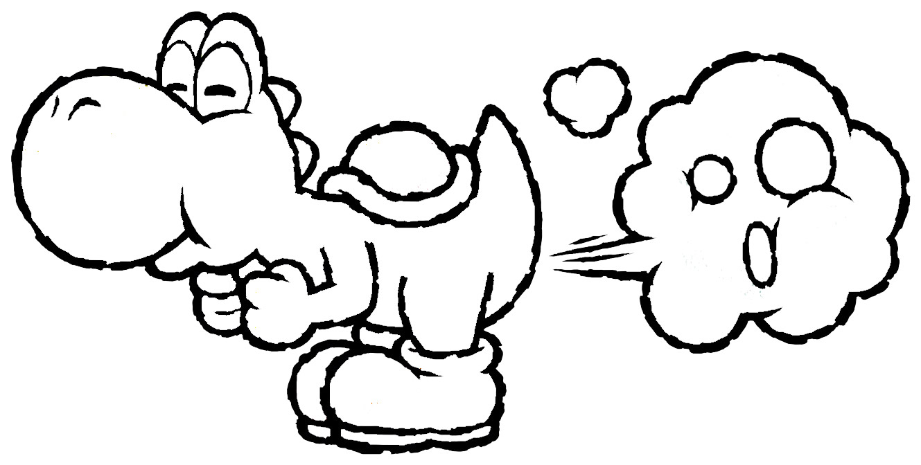 Free Printable Yoshi Coloring Pages For Kids ClipArt Best ClipArt Best