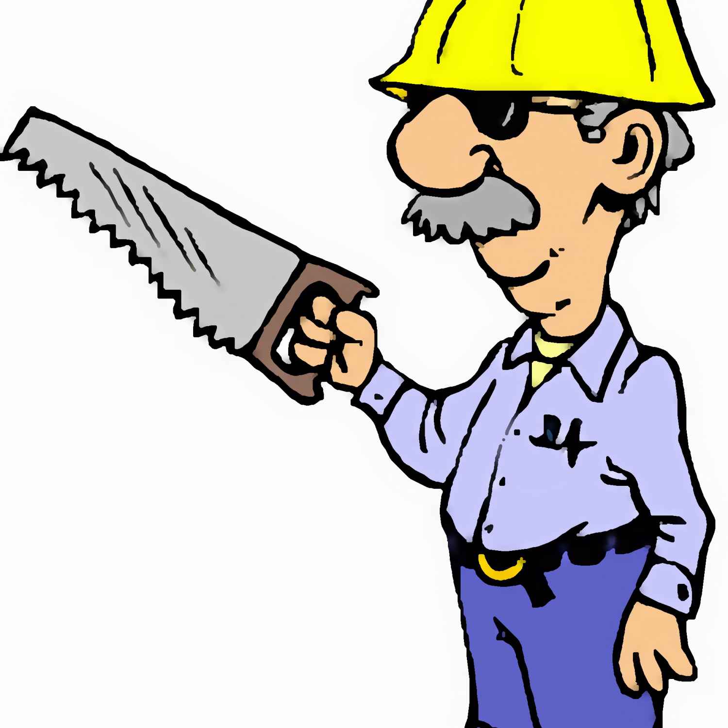 3D Construction Worker Clip Art, ConstructionWorker - WBWagen