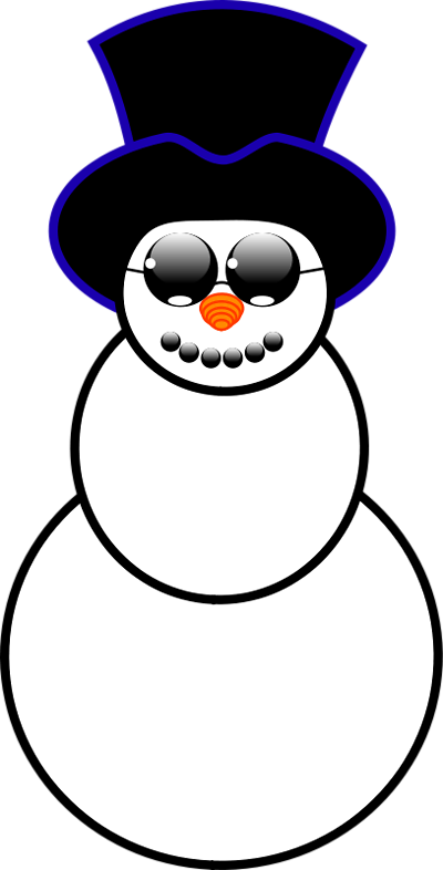 Free Stock Photos | Illustration Of A Snowman | # 12621 - ClipArt