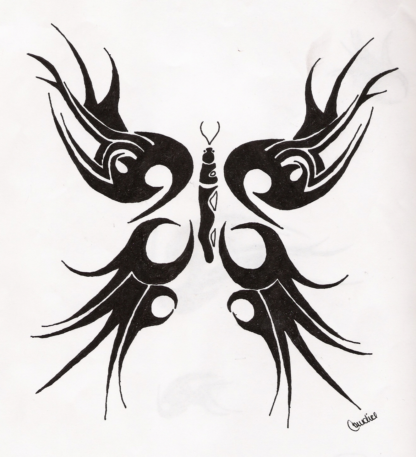 Tribal Butterfly