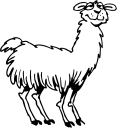 Royalty Free Llama Clipart