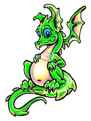 Baby Dragon Tattoo Designs - ClipArt Best