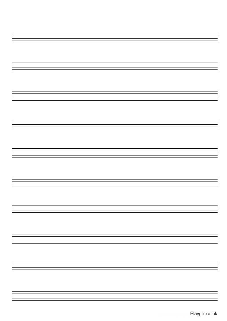 blank piano sheet music with bar lines