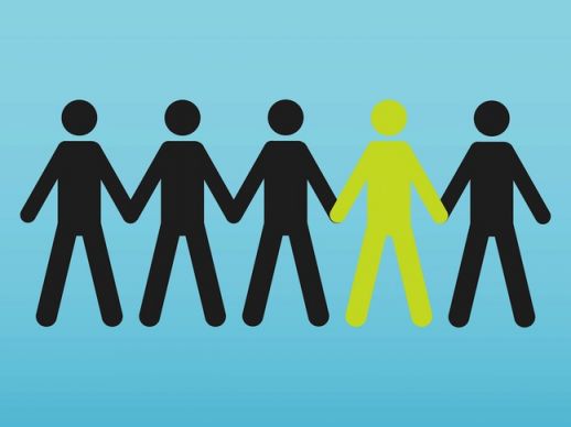 People Holding Hands Vector - AI PDF - Free Graphics download