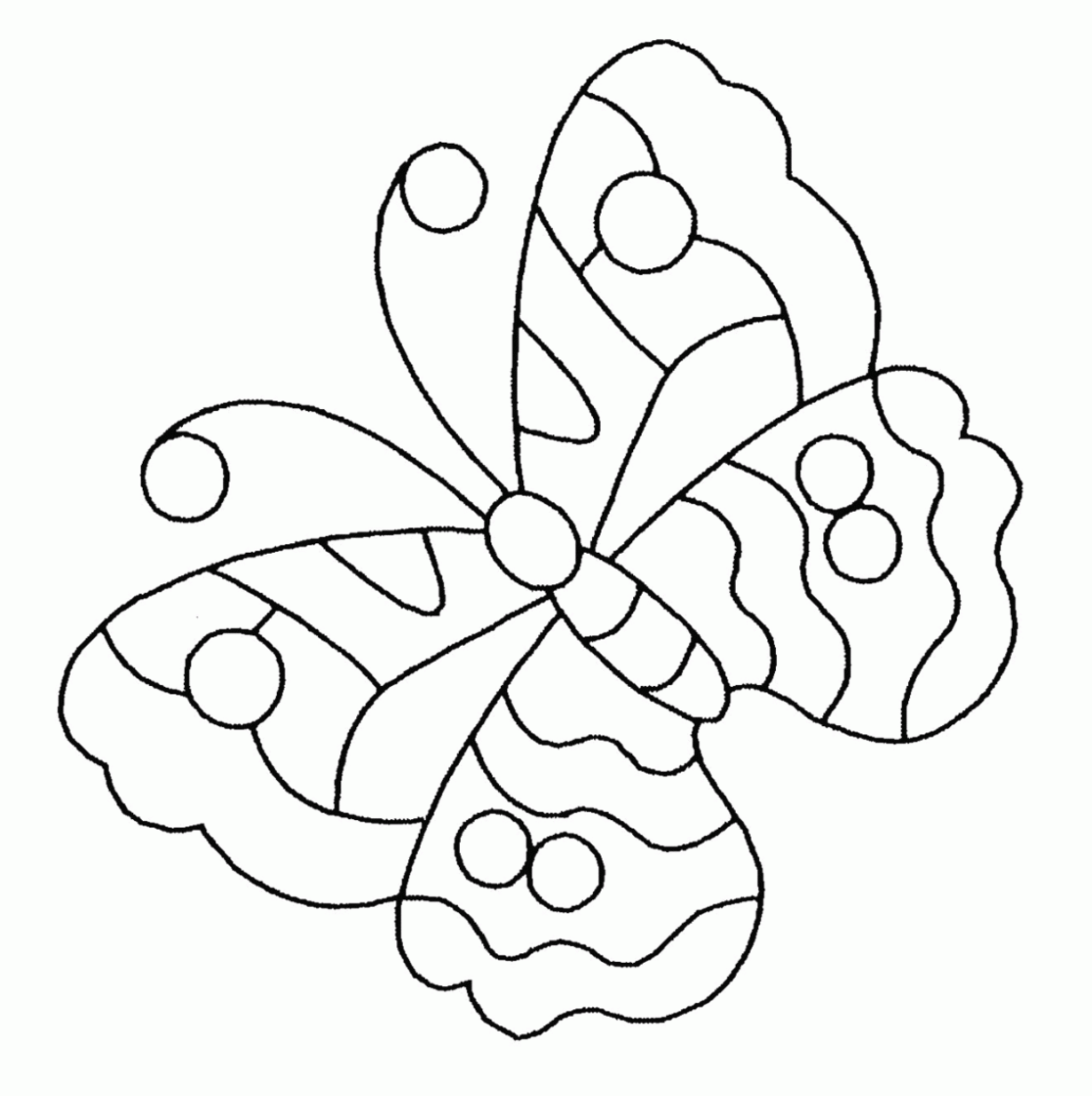 2014 butterfly coloring sheet