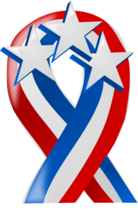 red-white-and-blue-ribbon-with ...