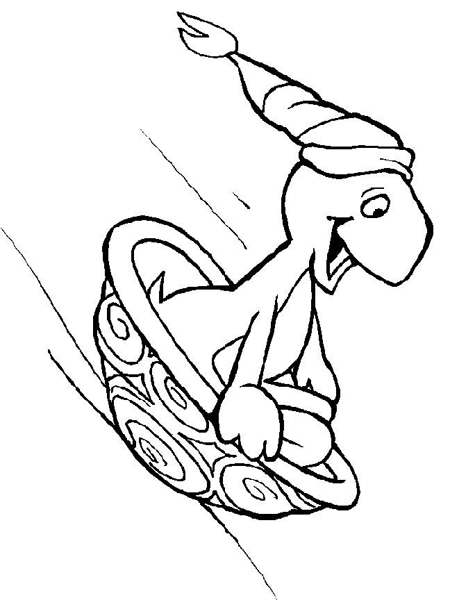 Tortoise Coloring Pages