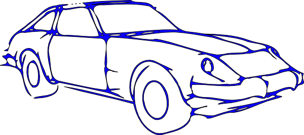 Car Outline Clip Art - vector clip art online ...