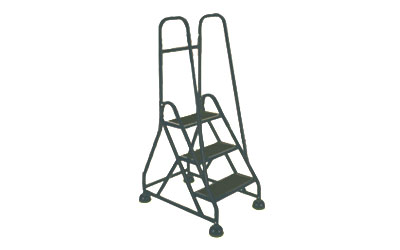 Cramer Stop-Step Ladders, 3-Step, Handrail | Gaylord