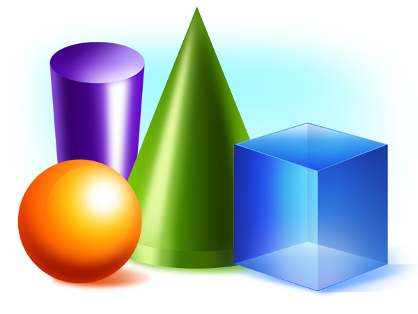 3d Shapes Clip Art - ClipArt Best