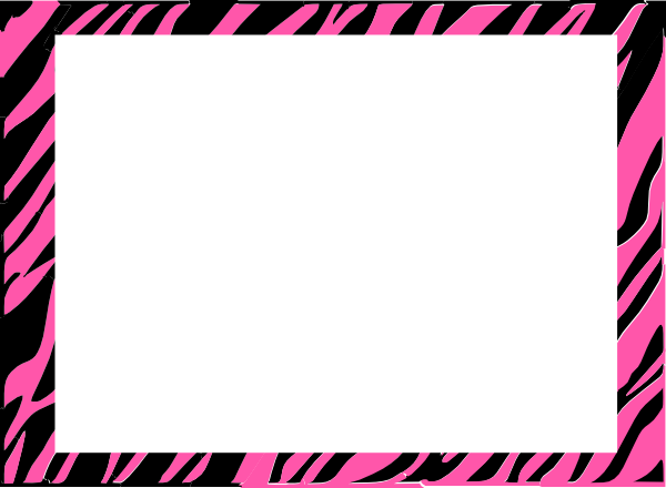 Pink And White Zebra Print Background Clip Art ...