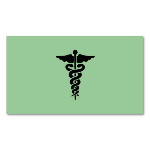 Medical Symbol Nurses and Doctors Business Card Templates from Zazzle.