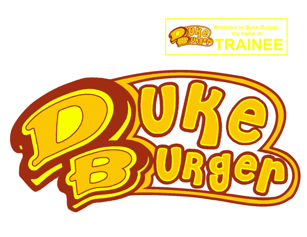 Duke Burger Iron on patches