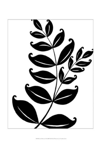 Leaf Silhouette II Posters by Chariklia Zarris at AllPosters.