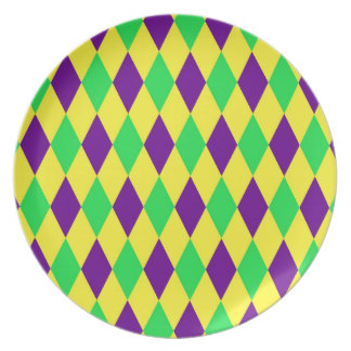 Harlequin Pattern Plates | Zazzle