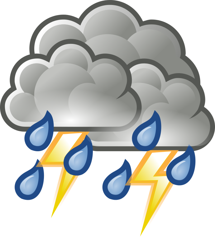 Hd thunderstorm clipart - ClipartFox