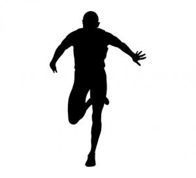 Silhouette Runner - ClipArt Best