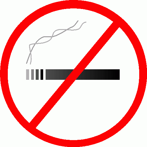 No Smoking 3d Clipart