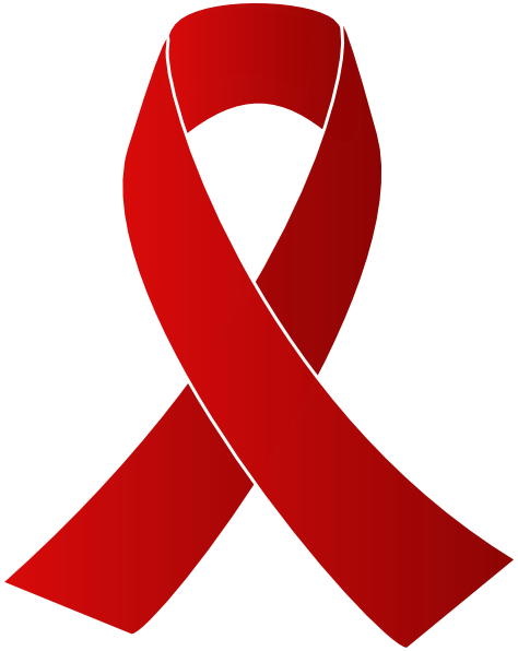 Red Awareness Ribbon Clip Art - vector clip art ...