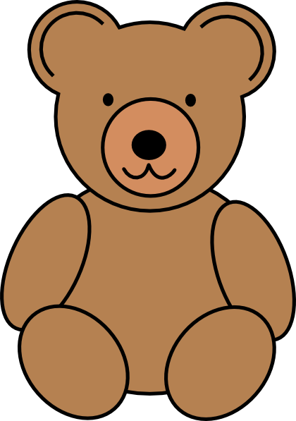 Teddy bear cartoon clipart